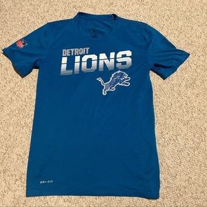 Nike detroit lions tee size small